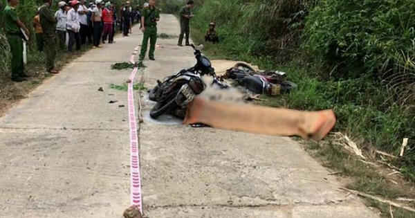 Xe máy gây tai nạn liên hoàn, 2 người thiệt mạng