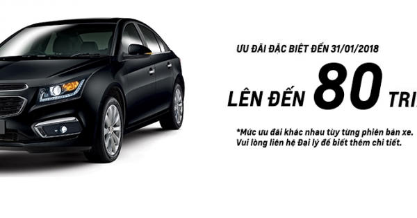 Hàng loạt mẫu xe Chevrolet giảm giá sâu
