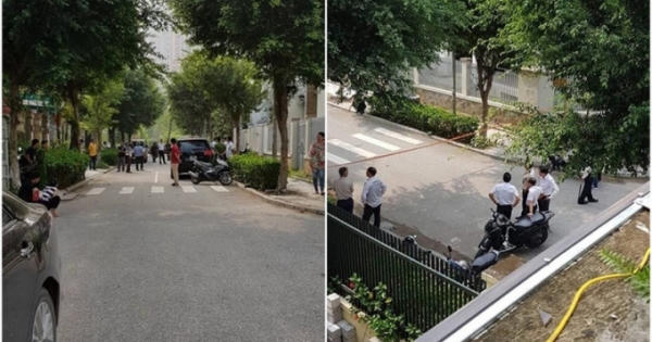 Bàng hoàng phát hiện xác bảo vệ khu đô thị Dương Nội bên vũng máu