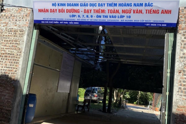 Nhiều lớp học thêm "núp bóng" Trung tâm kỹ năng sống để dạy văn hóa Nhiều lớp học thêm "núp bóng" Trung tâm kỹ năng sống để dạy văn hóa