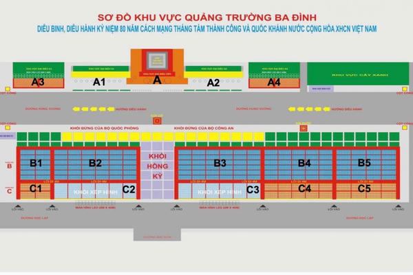 Bộ Công an quy định chặt chẽ việc sử dụng Giấy mời, Thẻ tại Lễ diễu binh, diễu hành A80