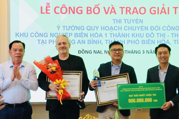 Đồng Nai trao giải cho ý tưởng quy hoạch KCN Biên Hòa 1