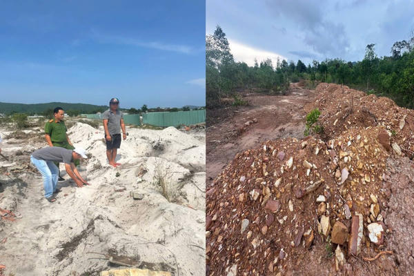 Xử lý 07 vụ khai thác khoáng sản trái phép, tạm giữ hơn 1.000m³ đất và cát tại Kiên Giang Xử lý 07 vụ khai thác khoáng sản trái phép, tạm giữ hơn 1.000m³ đất và cát tại Kiên Giang