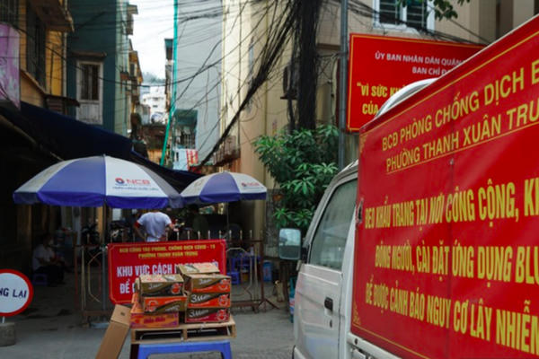 Một nhân viên chuyển phát nhanh dương tính với Covid-19 tại phường Nam Đồng, Đống Đa