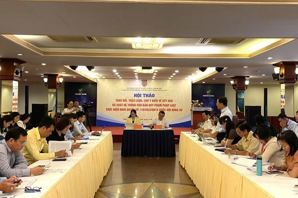 Tổ công tác của Thủ tướng Chính phủ Hội thảo về kết quả rà soát văn bản quy phạm pháp luật