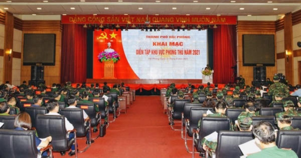 Hải Phòng: Khai mạc diễn tập khu vực phòng thủ năm 2021