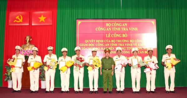 Kiện toàn tổ chức bộ máy Công an tỉnh Trà Vinh