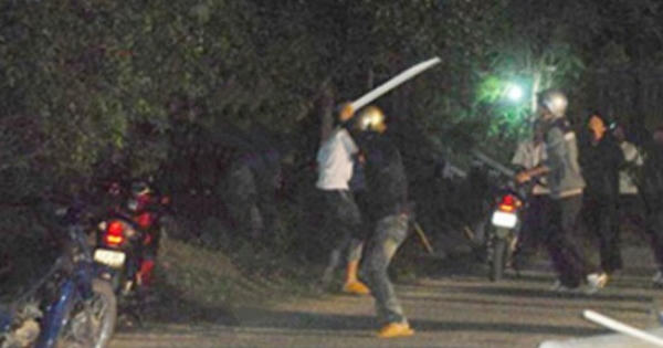 Hà Nội: Hỗn chiến tại quán nhậu, 4 thực khách bị truy sát phải nhập viện