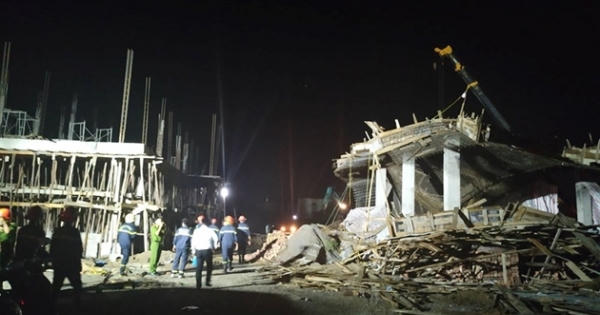 Đã tìn thấy 1 thi thể trong vụ sập giàn giáo tại Hải Phòng