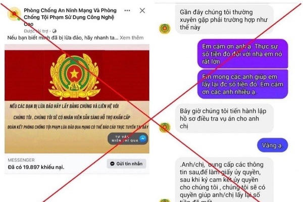 Truy tìm đối tượng giả danh "Cục An ninh mạng và phòng chống tội phạm sử dụng công nghệ cao"