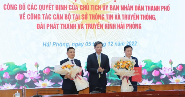 Hải Phòng: Triển khai quyết định một số nhân sự mới