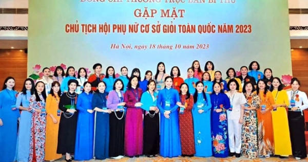Biểu dương Chủ tịch Hội Phụ nữ cơ sở giỏi toàn quốc năm 2023