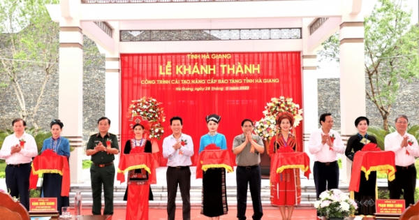Thủ tướng dự Lễ khánh thành công trình cải tạo, nâng cấp Bảo tàng tỉnh Hà Giang