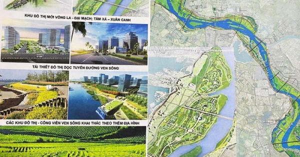 Phê duyệt Quy hoạch phân khu đô thị sông Hồng đi qua 13 quận, huyện