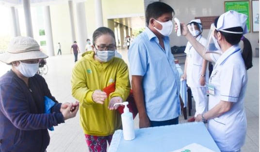 Bệnh viện Bà Rịa tăng cường kiểm soát, sàng lọc các trường hợp nghi nhiễm Covid-19