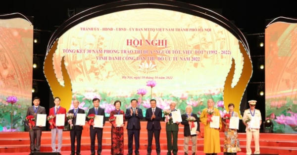 Phong trào "Người tốt, việc tốt" trở thành văn hóa, bản sắc riêng của Hà Nội