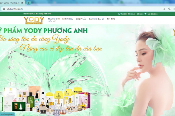 Thu hồi 32 lô mỹ phẩm kém chất lượng của Công ty Yody Phương Anh Thu hồi 32 lô mỹ phẩm kém chất lượng của Công ty Yody Phương Anh