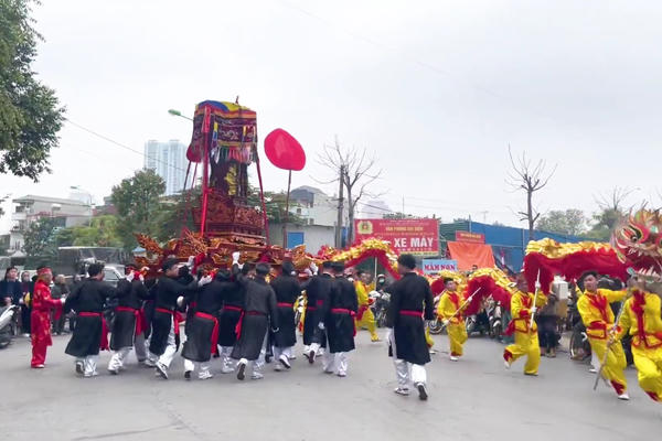 Về Hội làng Yên Xá xem múa rồng, cầu phúc đầu xuân