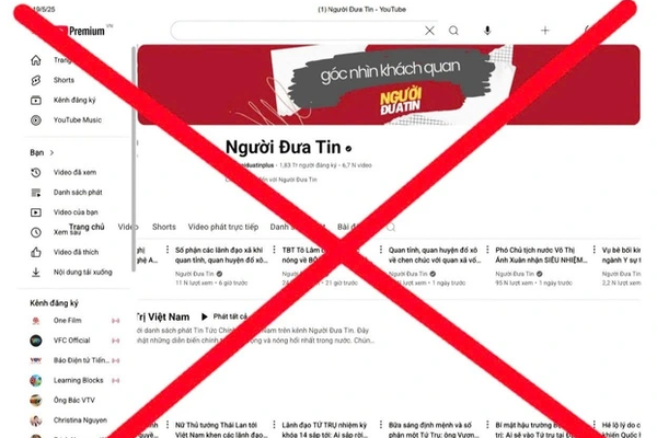Khởi tố, bắt giam 3 đối tượng quản trị kênh YouTube "Người đưa tin"