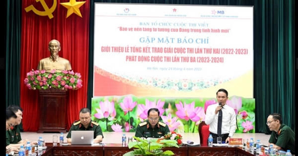 Hơn 640 tác phẩm tham dự Cuộc thi "Bảo vệ nền tảng tư tưởng của Đảng trong tình hình mới" lần thứ hai