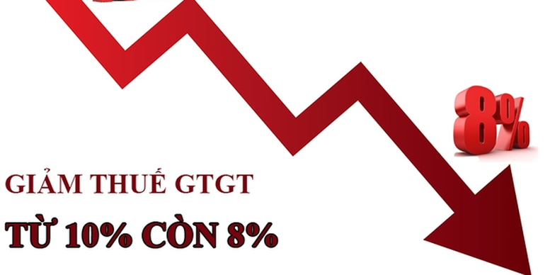 Chính thức giảm thuế giá trị gia tăng xuống 8% Chính thức giảm thuế giá trị gia tăng xuống 8%