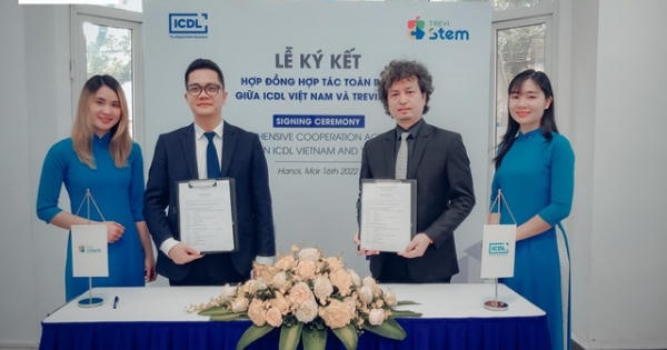 Trevi STEM và ICDL Việt Nam ký kết hợp tác toàn diện nhằm thúc đẩy sự phát triển của giáo dục STEM Trevi STEM và ICDL Việt Nam ký kết hợp tác toàn diện nhằm thúc đẩy sự phát triển của giáo dục STEM