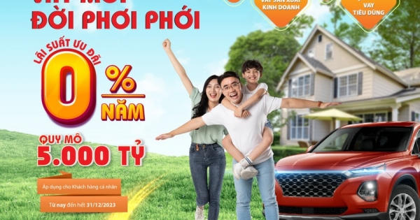 HDBank mở chương trình cho vay 10.000 tỷ đồng lãi suất ưu đãi 0%