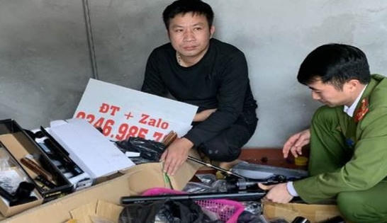 Bắc Giang: Đối tượng tàng trữ hàng nghìn linh kiện súng và đạn vừa bị bắt