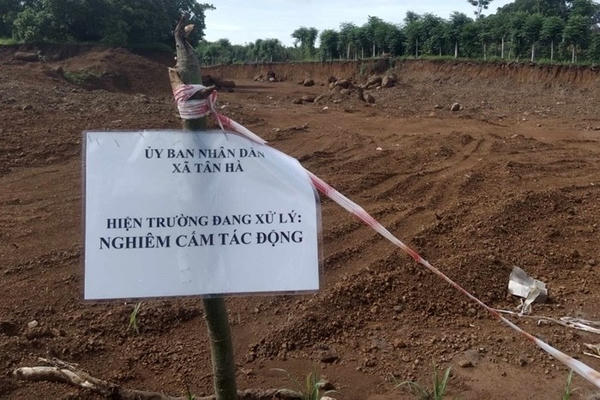 Bình Thuận: Tiếp tục điều tra hành vi khai thác khoáng sản trái phép tại khu vực Sừng Bò Bình Thuận: Tiếp tục điều tra hành vi khai thác khoáng sản trái phép tại khu vực Sừng Bò