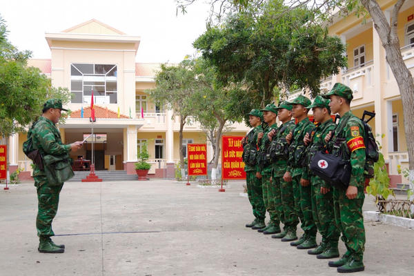 Kiểm tra công tác sẵn sàng chiến đấu tại các Đồn Biên phòng trên địa bàn tỉnh An Giang