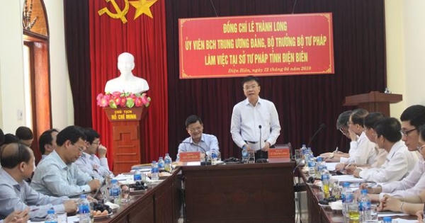 Bộ trưởng Lê Thành Long 'gỡ' khúc mắc cho tư pháp, THADS Điện Biên