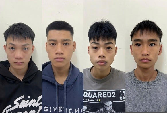 Bắt giữ nhóm đối tượng mang hung khí "hỗn chiến" trong đêm ở Hà Nội