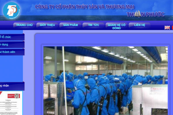 Công ty cổ phần Thủy sản và thương mại Thuận Phước bị phạt 300 triệu đồng Công ty cổ phần Thủy sản và thương mại Thuận Phước bị phạt 300 triệu đồng