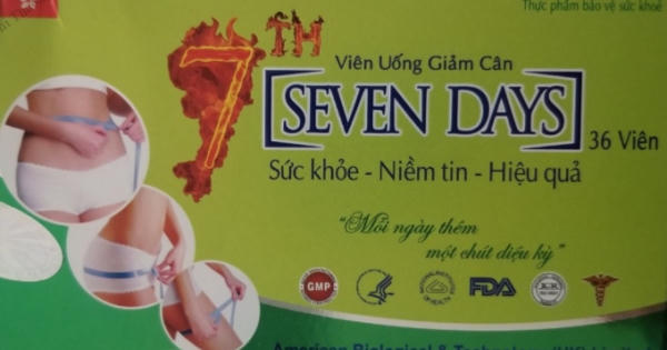 Cục An toàn thực phẩm cảnh báo sản phẩm SEVEN DAYS và DIAMOND Power Slim chứa chất cấm Cục An toàn thực phẩm cảnh báo sản phẩm SEVEN DAYS và DIAMOND Power Slim chứa chất cấm