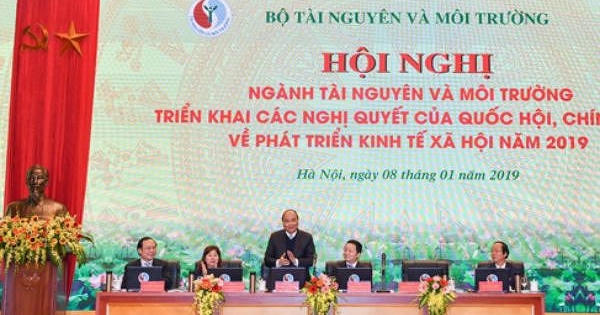 Thủ tướng lưu ý Bộ Tài nguyên và Môi trường nhiều vấn đề lớn