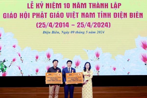 SHB dành hơn 11 tỷ đồng thực hiện nhiều hoạt động xã hội tại tỉnh Điện Biên