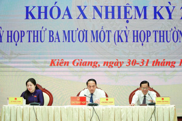 HĐND tỉnh Kiên Giang khai mạc phiên họp cuối năm, xem xét thông qua nhiều Nghị quyết quan trọng HĐND tỉnh Kiên Giang khai mạc phiên họp cuối năm, xem xét thông qua nhiều Nghị quyết quan trọng