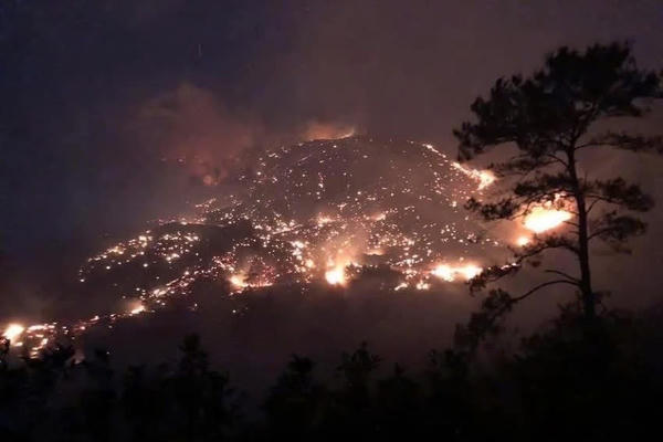 Quảng Ninh liên tiếp cháy rừng tại nhiều địa phương, hàng trăm người tham gia dập lửa