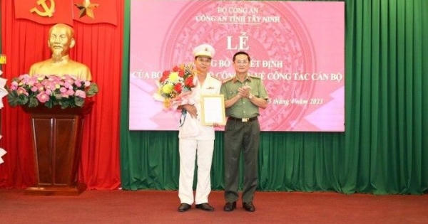 Công an tỉnh Tây Ninh có thêm một Phó Giám đốc