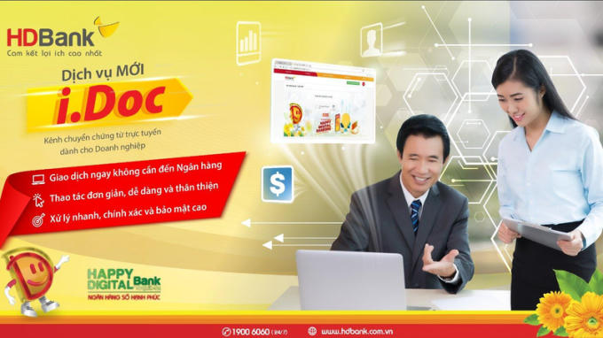 Đơn giản hóa chuyển chứng từ giao dịch với HDBank I.Doc