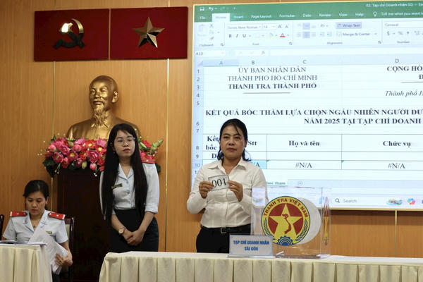 TP.HCM bốc thăm chọn 66 người để xác minh tài sản, thu nhập TP.HCM bốc thăm chọn 66 người để xác minh tài sản, thu nhập