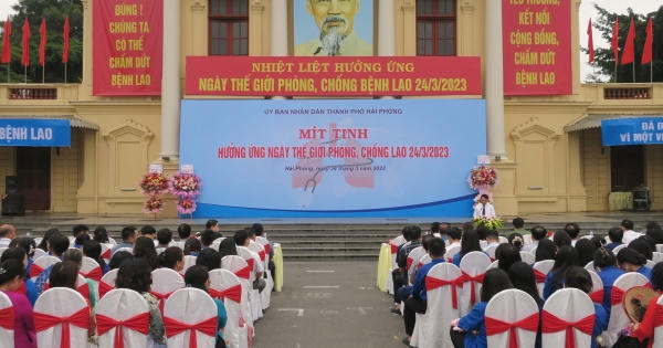 Hải Phòng có khoảng 3000 người mắc Lao hàng năm