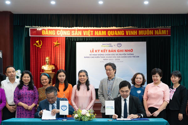 Pharmacity ký kết hợp tác chiến lược với hội bảo vệ quyền trẻ em Việt Nam