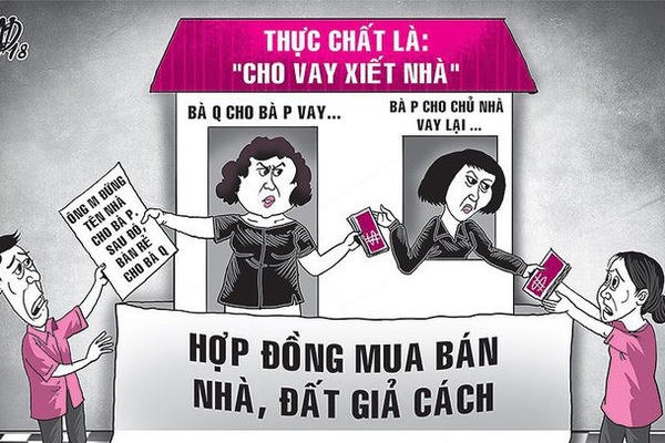 Hợp đồng giả nhưng mất tài sản thật