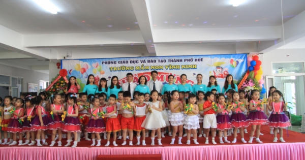 Huế: Trường Mầm Non Vĩnh Ninh tưng bừng khai giảng năm học mới