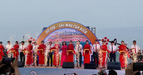 Hải Phòng: Khai trương tuyến đường đi bộ thuộc khu II, khu du lịch Đồ Sơn