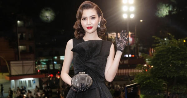 Hoa hậu Ngọc Duyên gây chú ý với phong cách quý tộc trên thảm đỏ