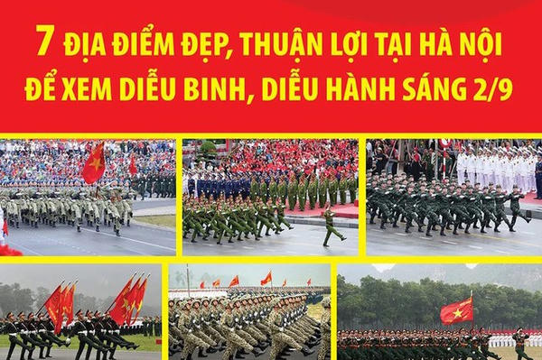 Trọn bộ cẩm nang hướng dẫn chi tiết để xem tốt nhất chương trình diễu binh, diễu hành 2-9 Trọn bộ cẩm nang hướng dẫn chi tiết để xem tốt nhất chương trình diễu binh, diễu hành 2-9