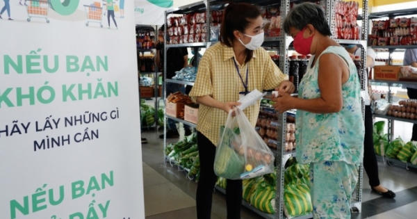 “Siêu thị hạnh phúc 0 đồng” đầu tiên tại TP HCM