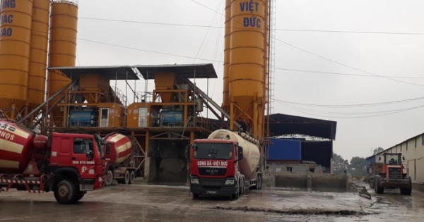 Trạm bê tông Sông Đà - Việt Đức không phép hoạt động ngang nhiên thách thức huyện Hoài Đức?